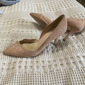 J.Crew Pointed Toe Suede Mid-level Heels